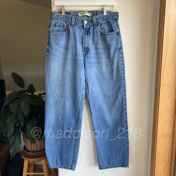 Levi’s Vintage 550 High Rise Straight Leg Dad Jeans size 33 - Picture 4 of 9